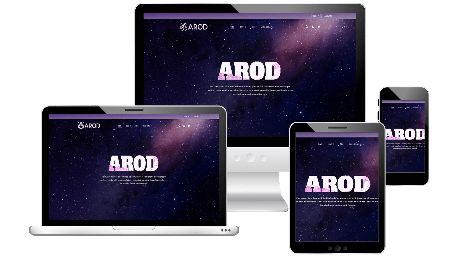 Arod project showcase | Design Creatify