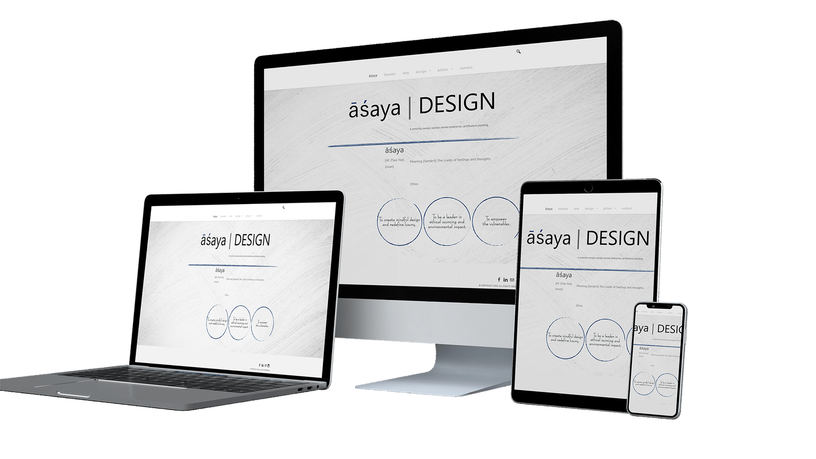 Asaya project showcase | Design Creatify